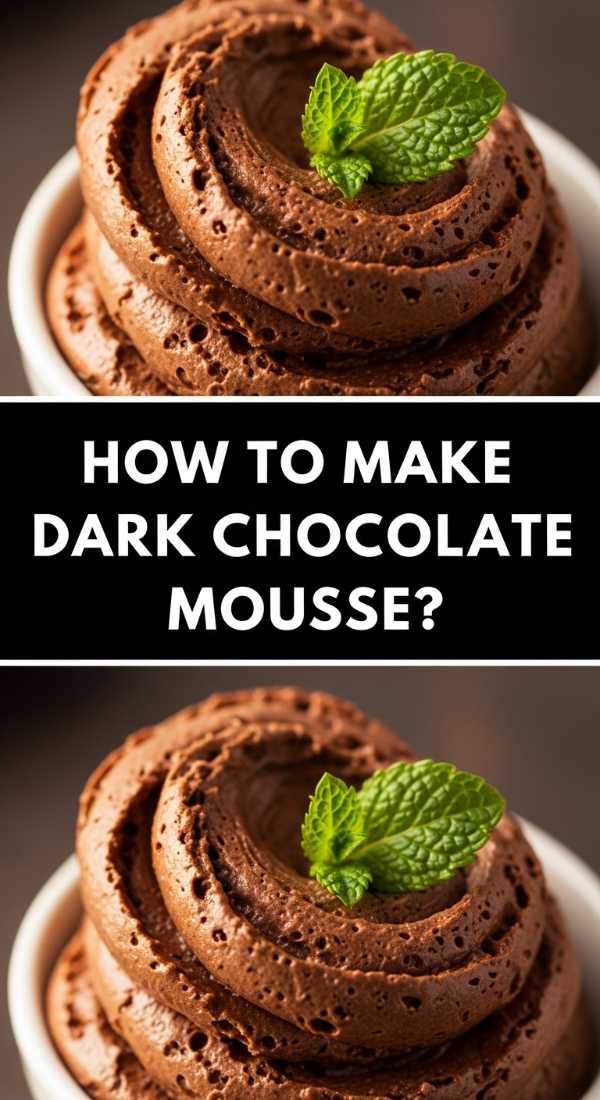How To Make Dark Chocolate Mousse 69e3a5ca8dab2