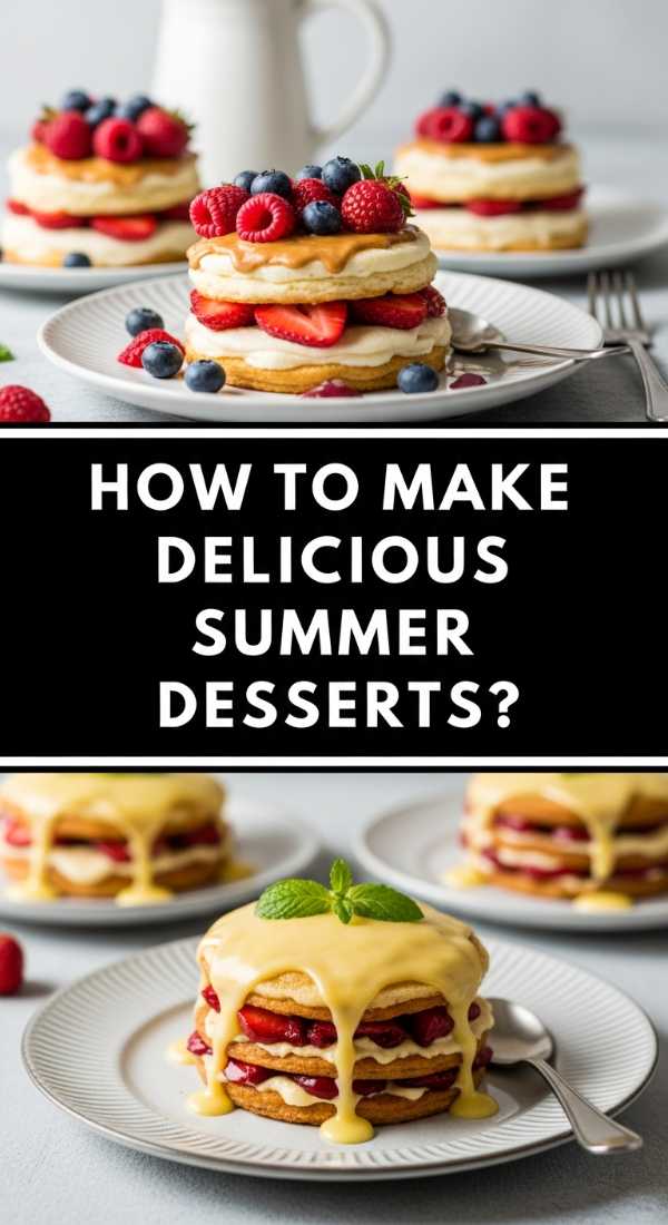 How To Make Delicious Summer Desserts 69ef8c3eeb1ec
