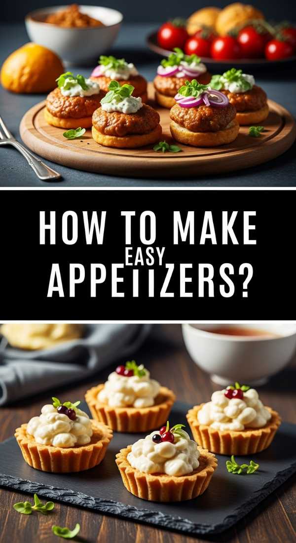How To Make Easy Appetizers 69ee3acf0f2dd