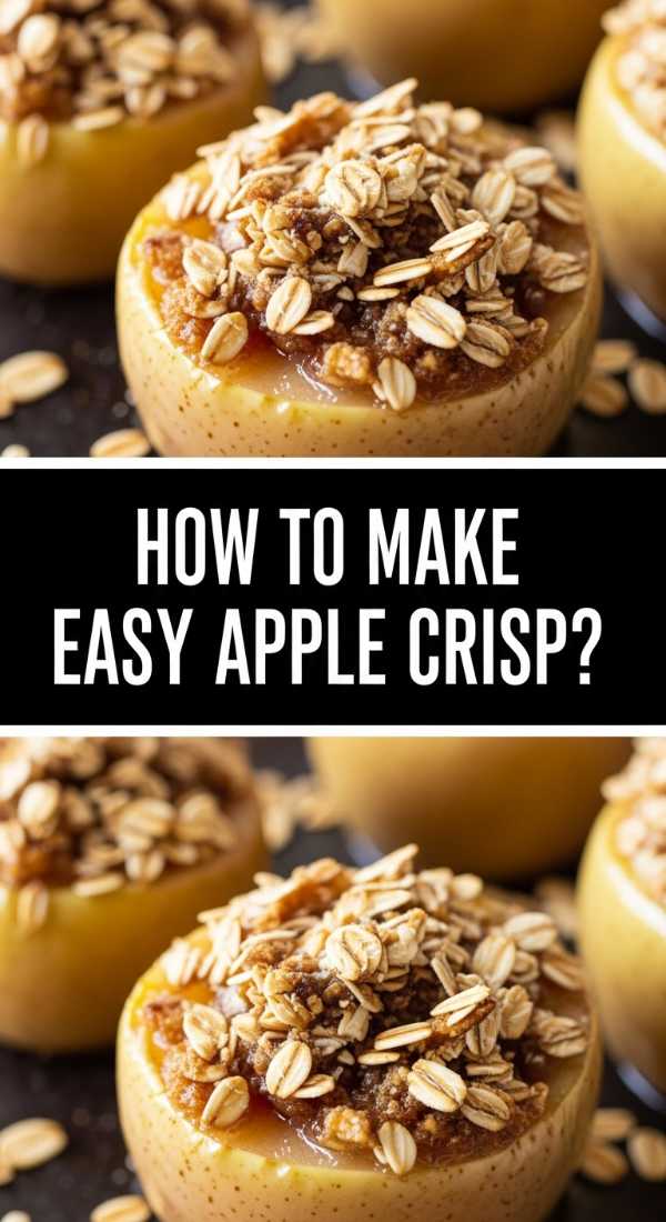 How To Make Easy Apple Crisp 69e3a5cab8760