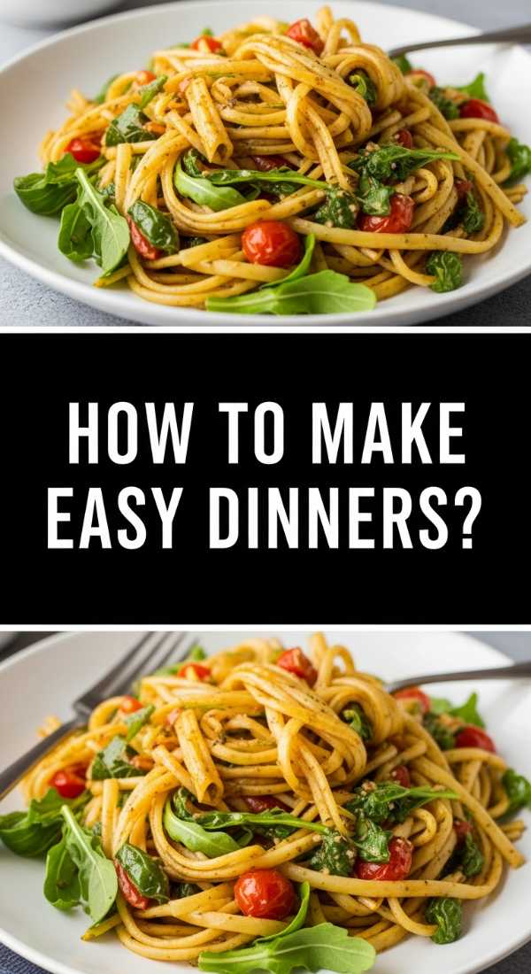 How To Make Easy Dinners 69e6375dbf1cf