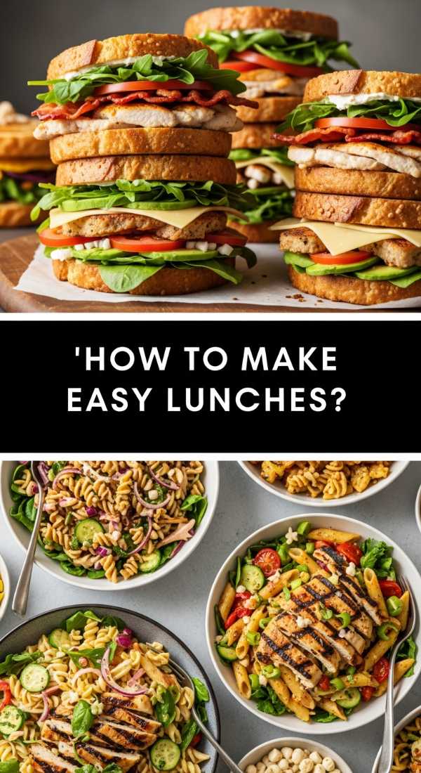 How To Make Easy Lunches 69f0ef6da50ee