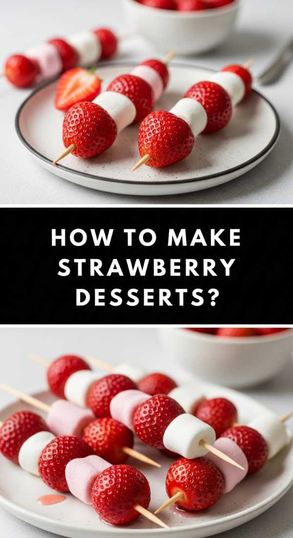 How To Make Easy Strawberry Desserts 69ef871be7dff