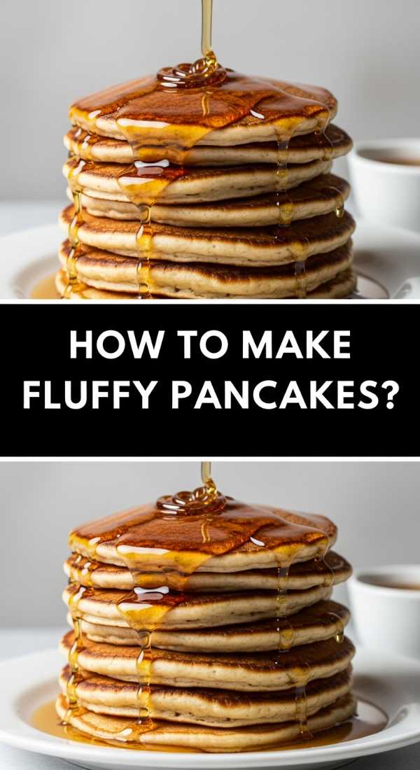 How to make fluffy pancakes?