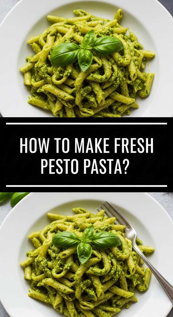 How To Make Fresh Pesto Pasta 69eba55f352bf