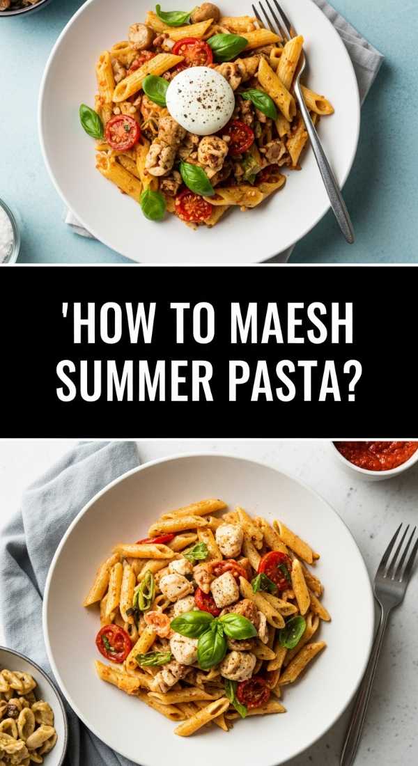 How To Make Fresh Summer Pasta 69f3946a806dd