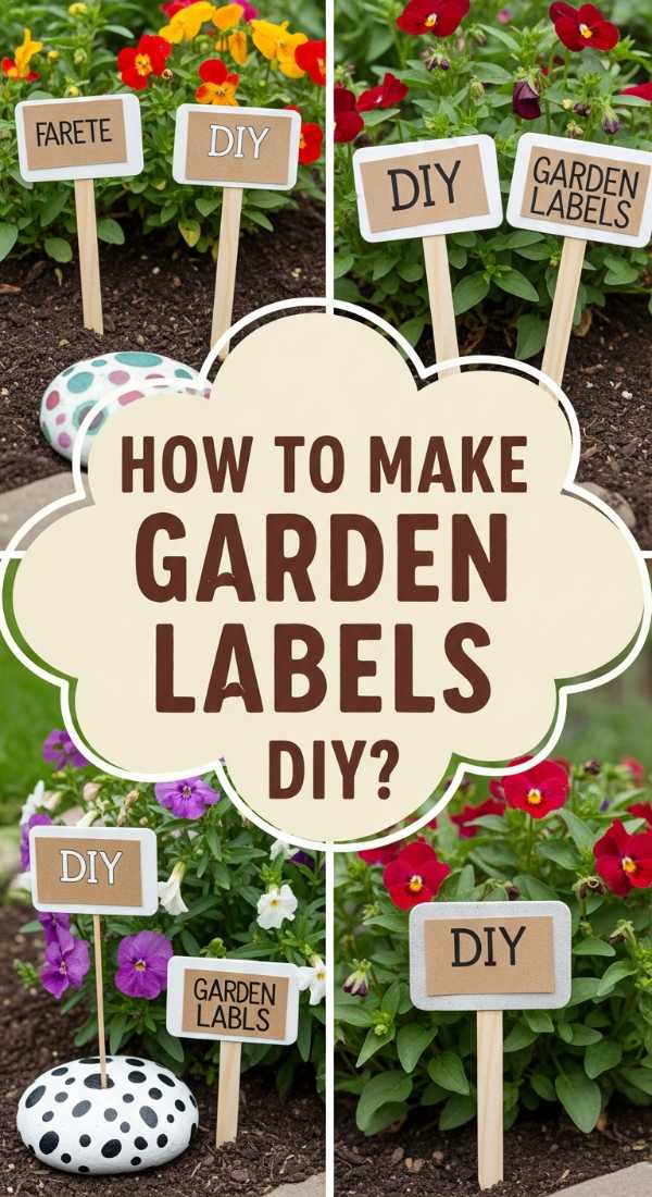 How To Make Garden Labels Diy For An Organized Backyard Sanctuary 69f238b80b189