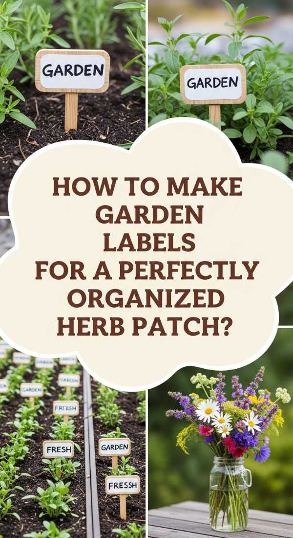 How To Make Garden Labels For A Perfectly Organized Herb Patch 69f08049afc90