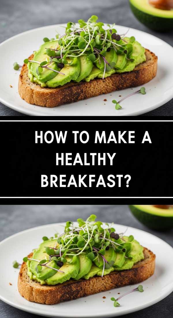 How To Make Healthy Breakfast 69eca5b4596e1