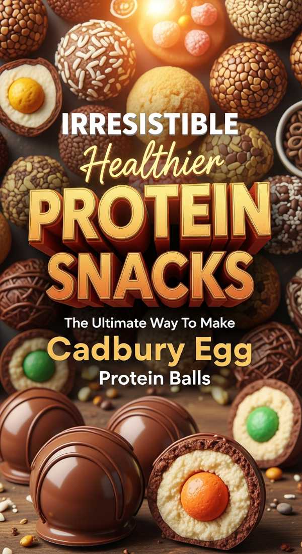 How To Make Healthy Cadbury Egg Protein Balls 69e9bbac66dd1