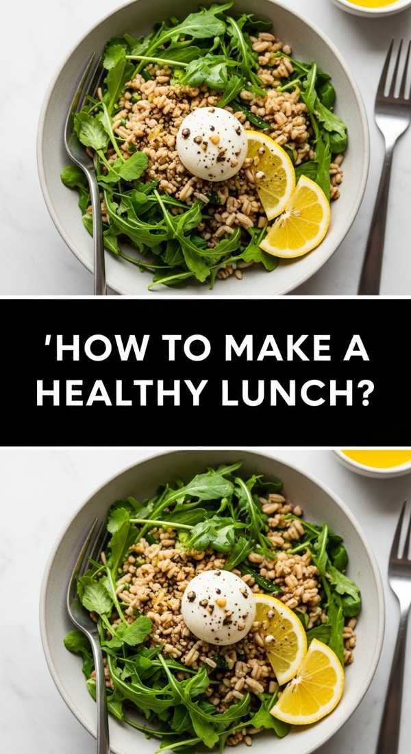 How To Make Healthy Lunch 69ef8a9ad3842