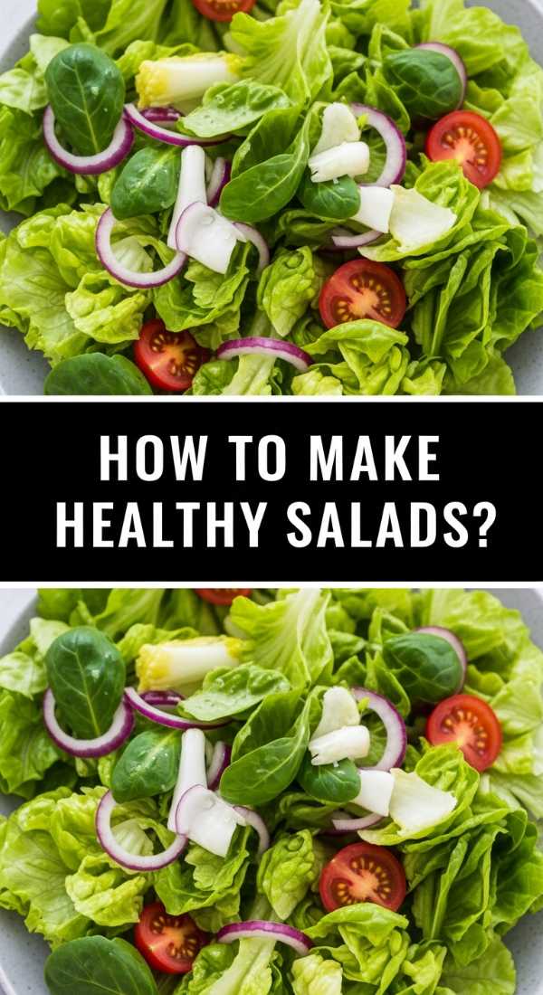 How To Make Healthy Salads 69e51346061ea