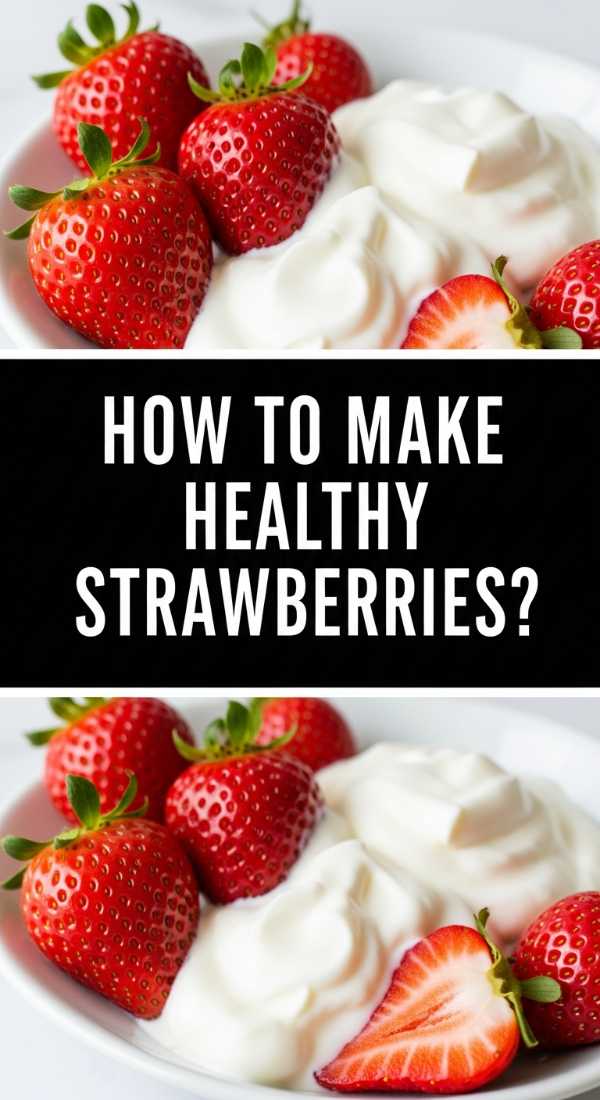 How To Make Healthy Strawberries 69e85b36ae5d6