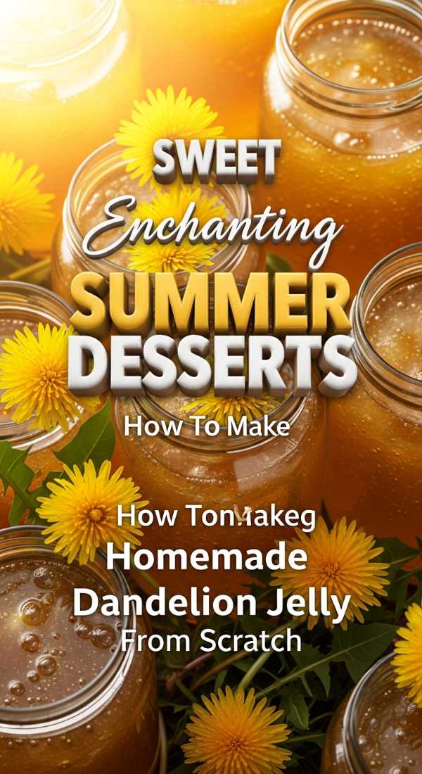 How To Make Homemade Dandelion Jelly 69f1de74bf487