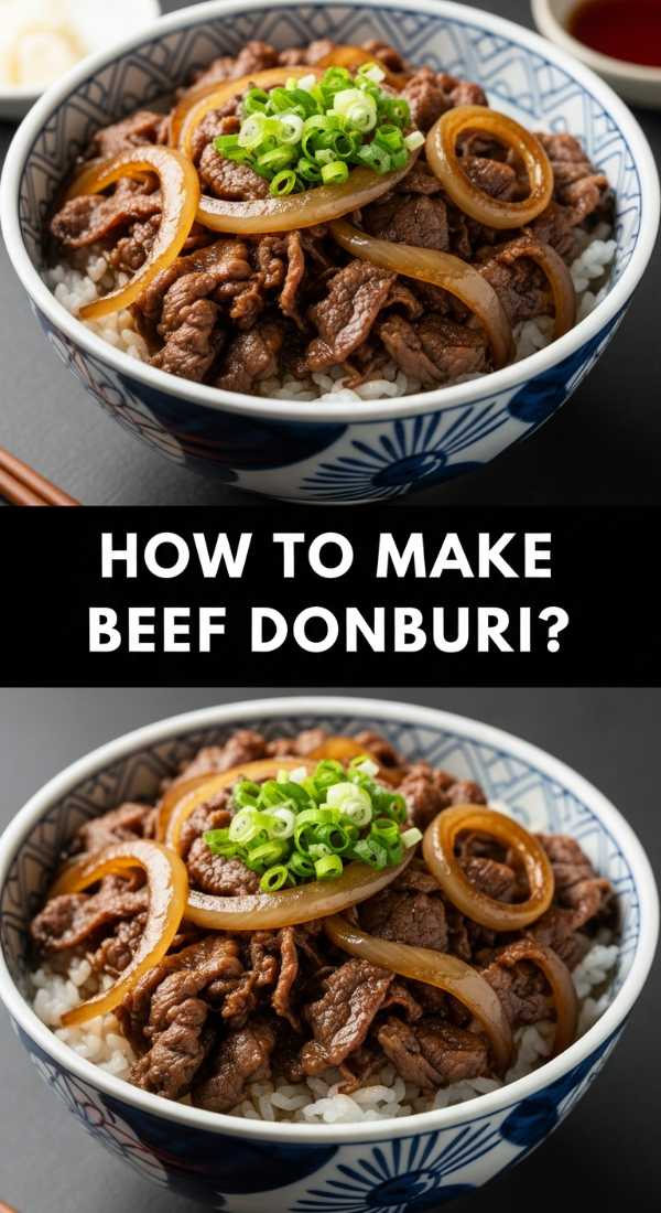 How To Make Japanese Beef Donburi 69e4a61c618a1