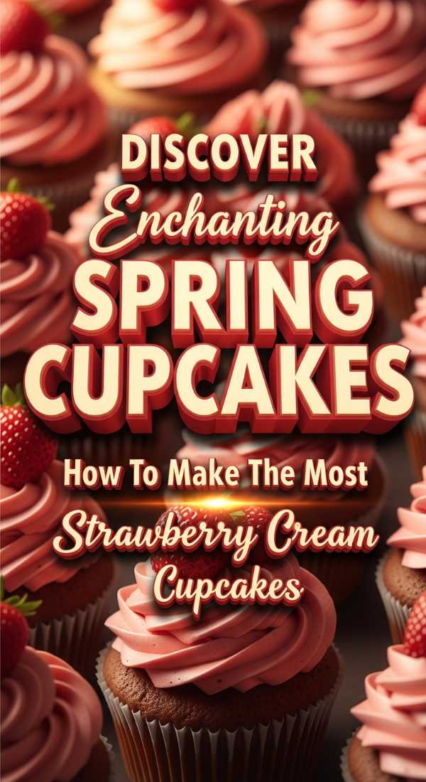 How To Make Moist Strawberry Spring Cupcakes 69e9bbaf9812f