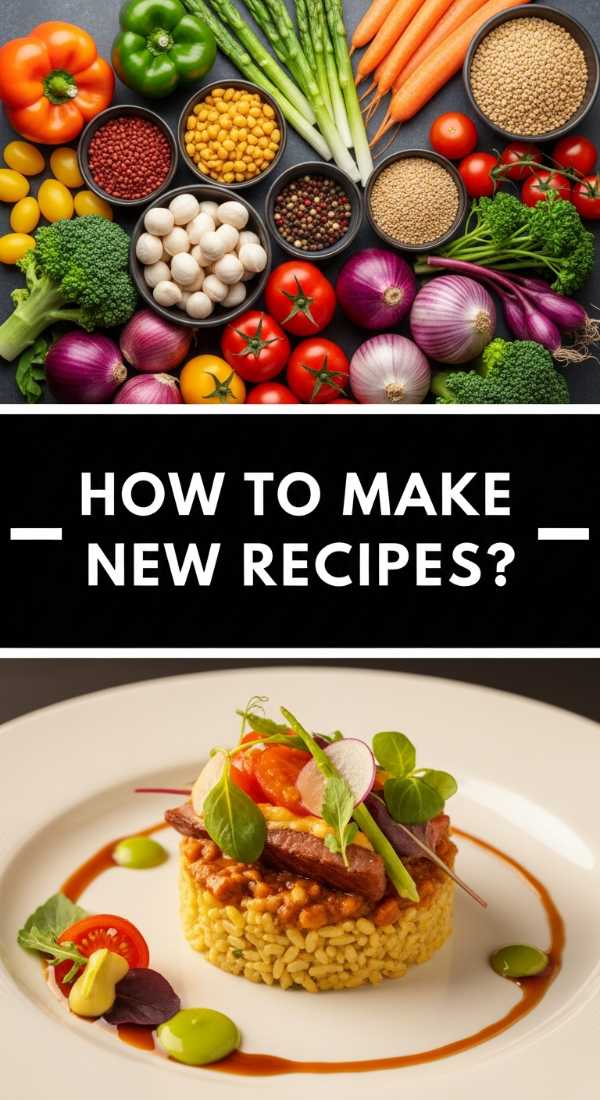 How to make new recipes?