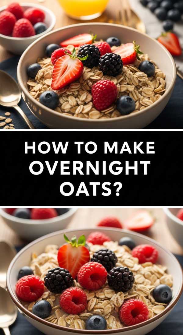 How To Make Overnight Oats 69f0ee1d9bf4b
