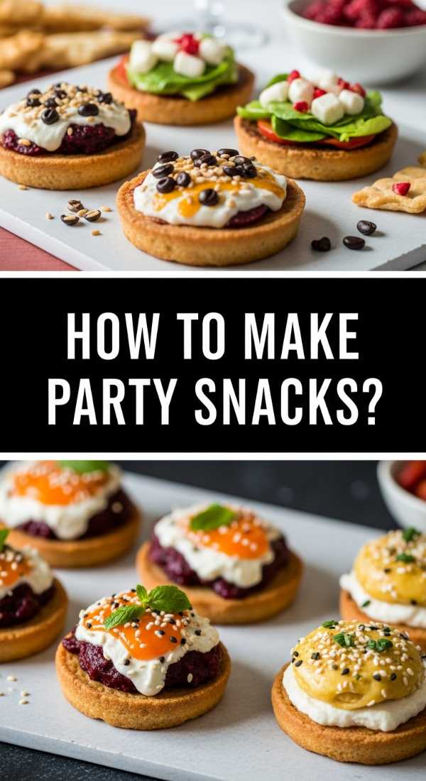 How To Make Party Snacks 69eca5ae70b25