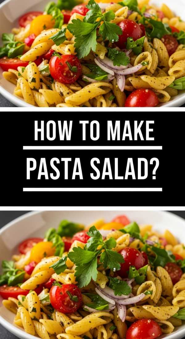 How To Make Pasta Salad 69ea51ecae7a1