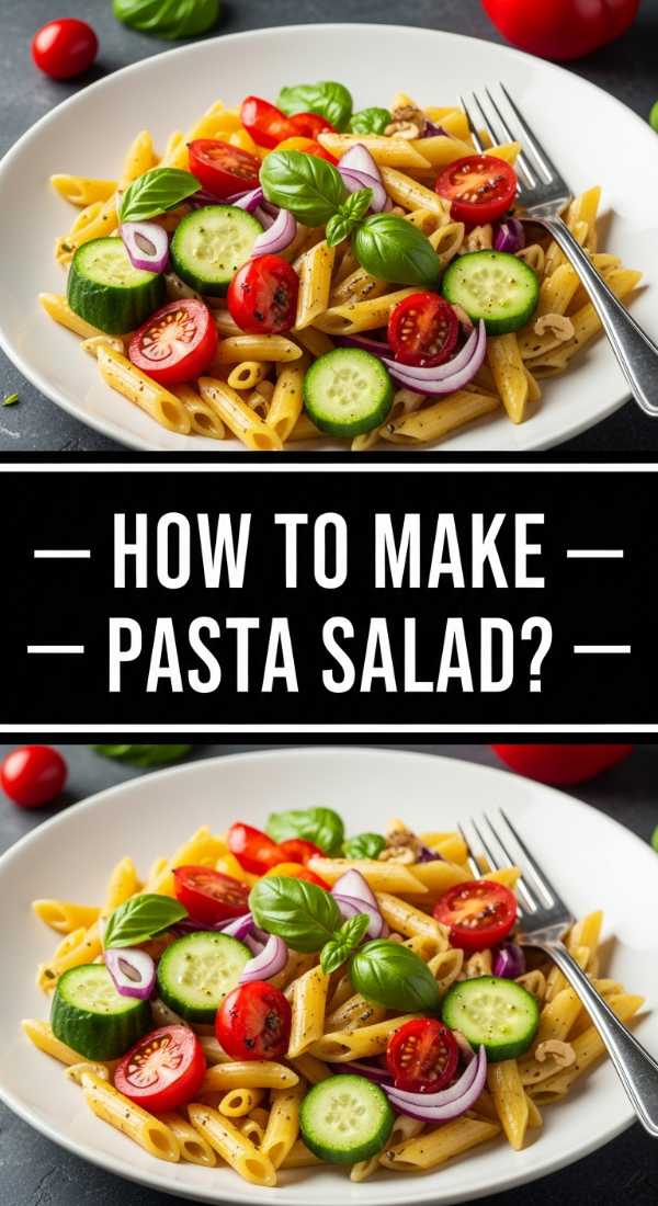 How To Make Pasta Salad 69ef870e1bb3c