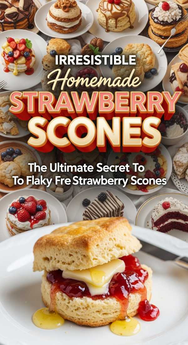 How To Make Perfect Flaky Strawberry Scones At Home 69dfd95eea8cf