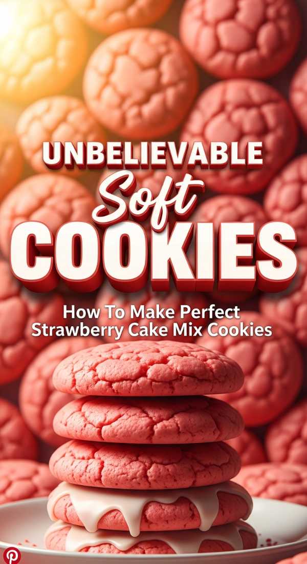 How To Make Perfect Strawberry Cake Mix Cookies 69ee42125db23