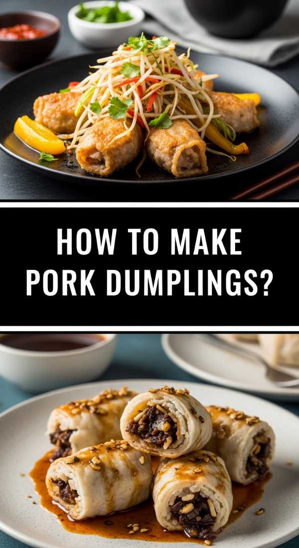 How to make pork dumplings?