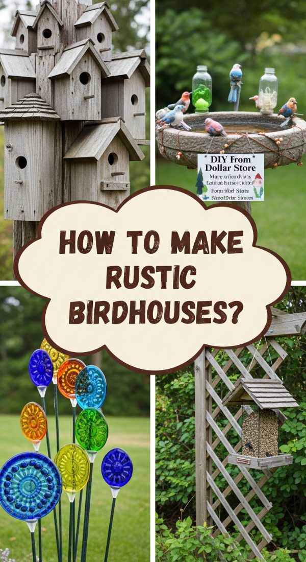 How To Make Rustic Birdhouses For A Charming Backyard Wildlife Haven 69f238b573bc4