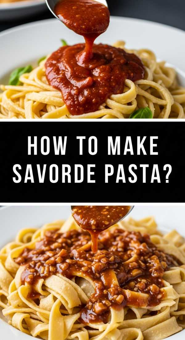 How To Make Savory Pasta 69e3ab2a41233