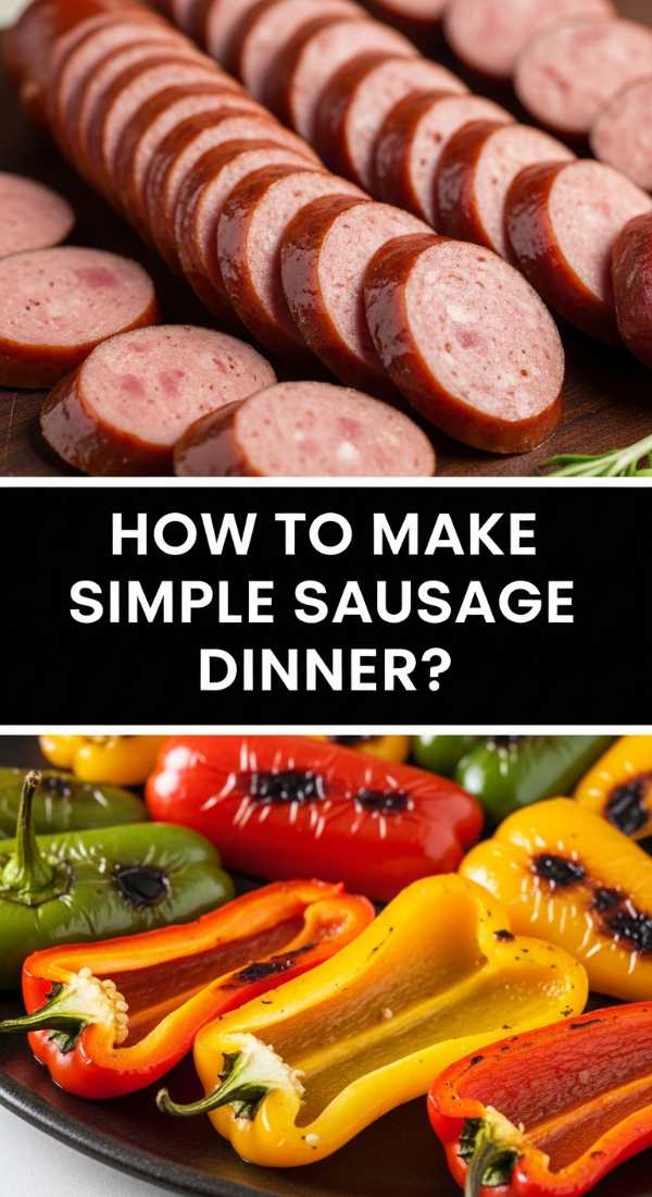 How To Make Simple Sausage Dinner 69eba179aa1be