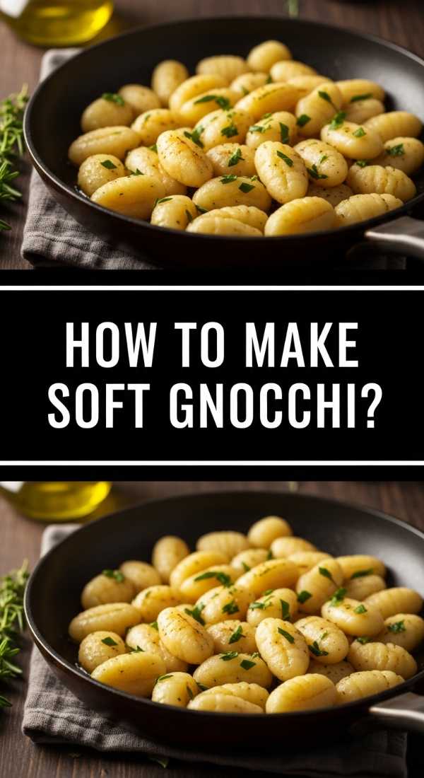 How to make soft gnocchi?