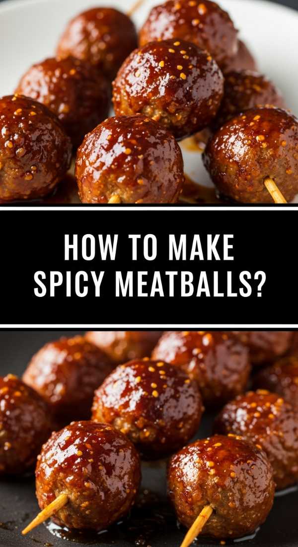How To Make Spicy Glazed Meatballs 69eba170a68f3