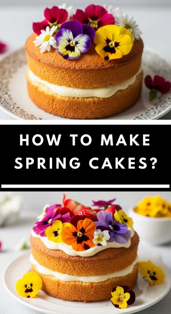 How To Make Spring Cakes 69ea33a589681