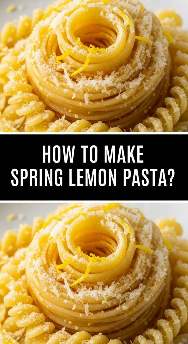 How To Make Spring Lemon Pasta 69ef8aa64dc8d