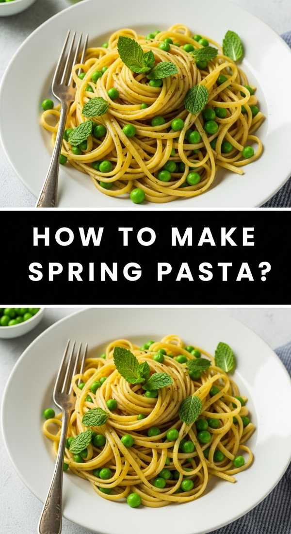 How To Make Spring Pasta 69ea33a370540