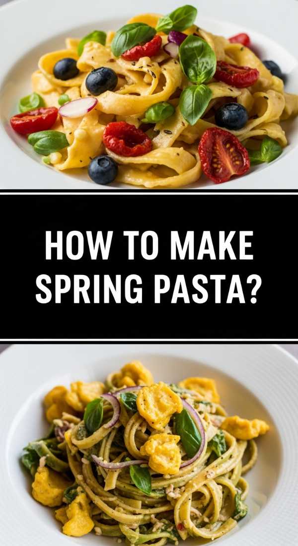 How To Make Spring Pasta 69eba56a88997