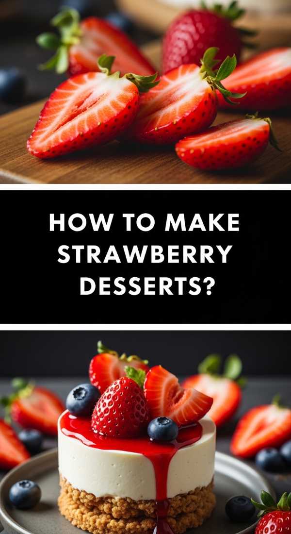 How To Make Strawberry Desserts 69e85b1fcf1bd