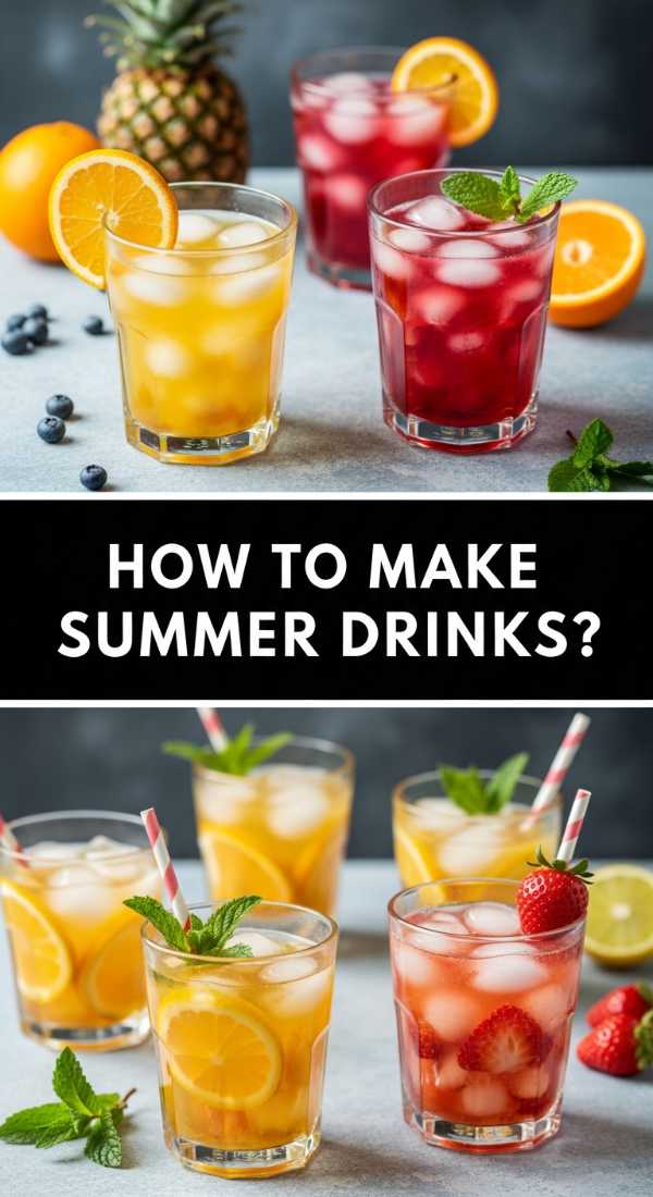 How To Make Summer Drinks 69df696e1d081