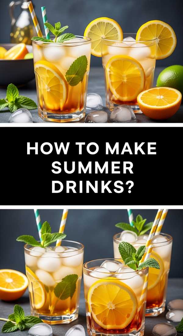 How To Make Summer Drinks 69ea51f2b4f46