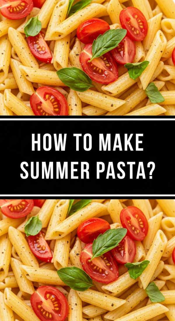 How To Make Summer Pasta 69df6b3a85782