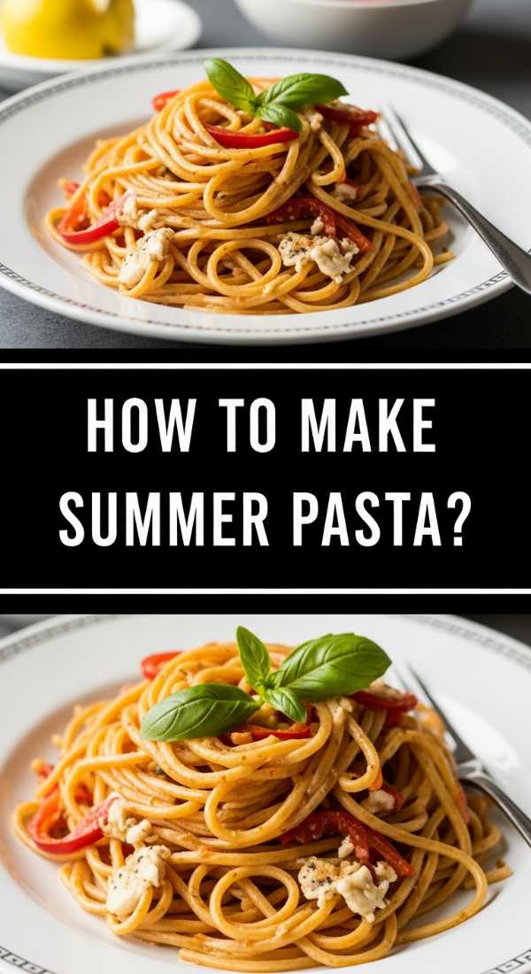 How To Make Summer Pasta 69e5f5d32bd4a