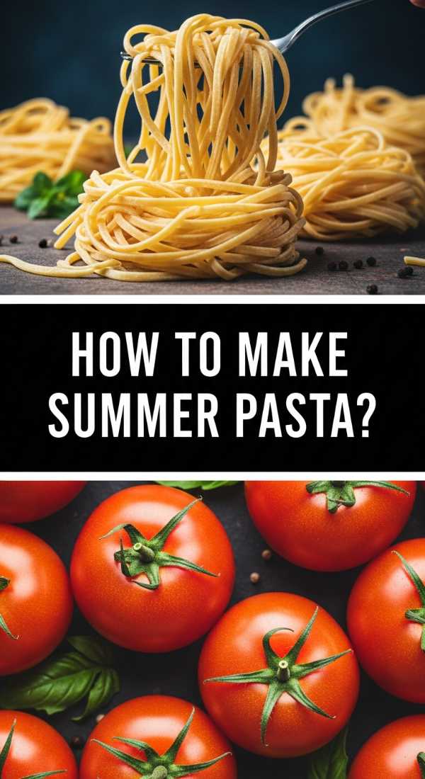 How To Make Summer Pasta 69e63955dfbf2
