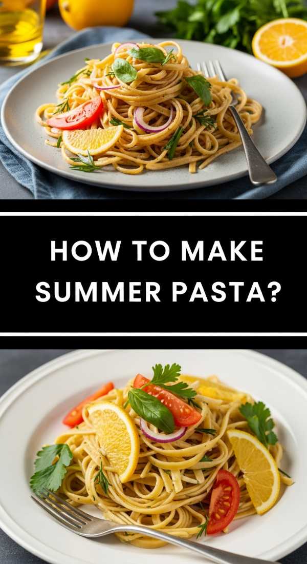 How To Make Summer Pasta 69ea3398638a5