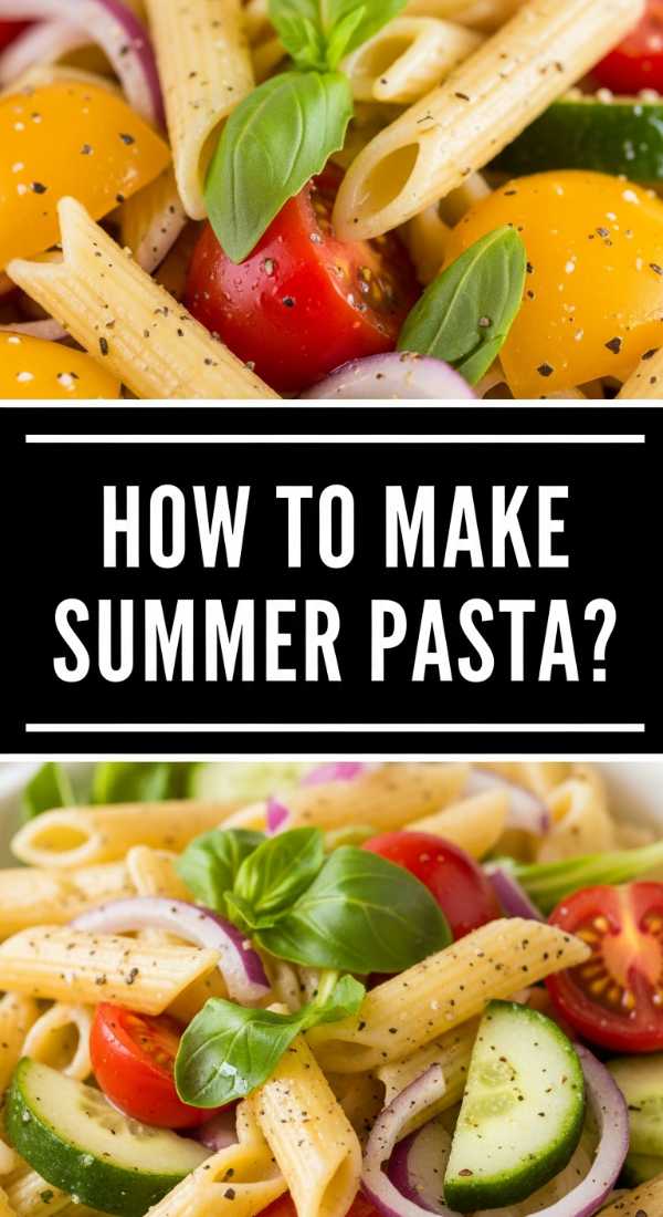How To Make Summer Pasta 69ef88fb0f532