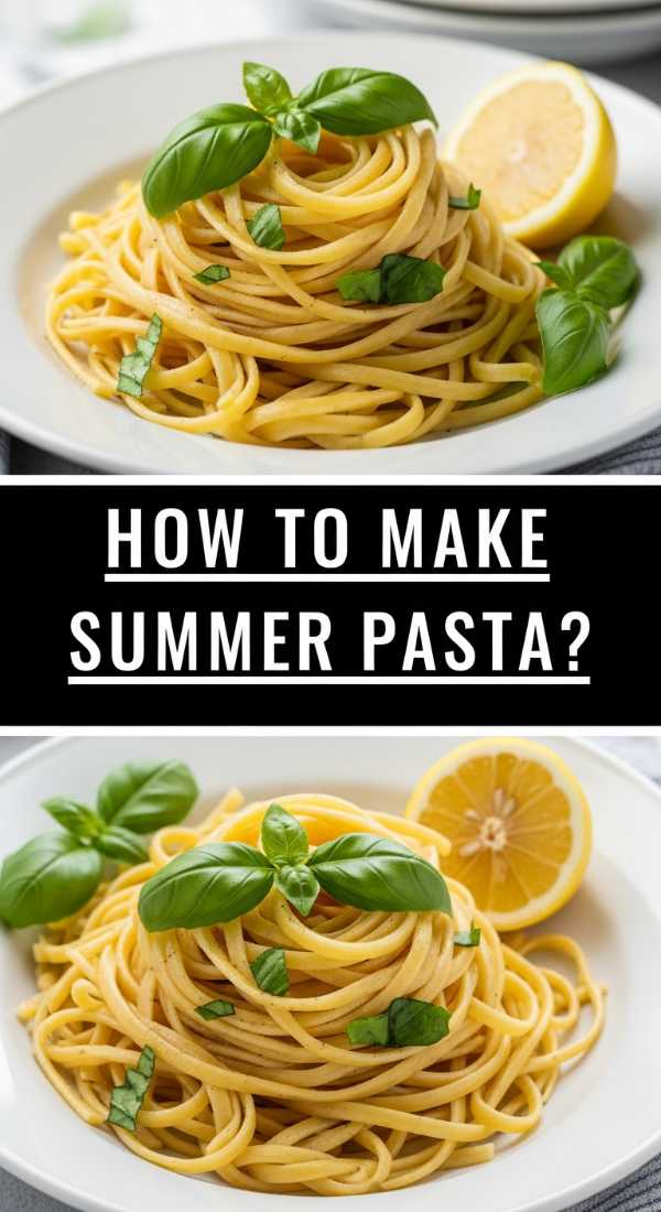 How To Make Summer Pasta 69ef8a94c54d0