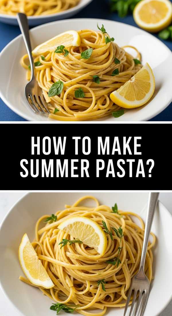 How To Make Summer Pasta 69ef8aaa0e988