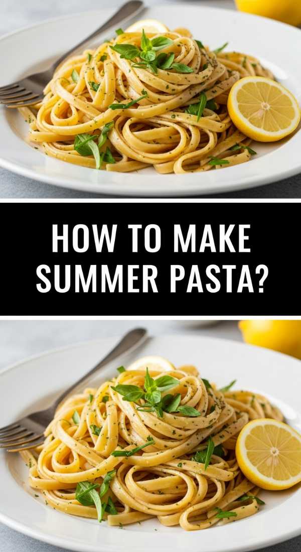 How To Make Summer Pasta 69ef8c32c5b41