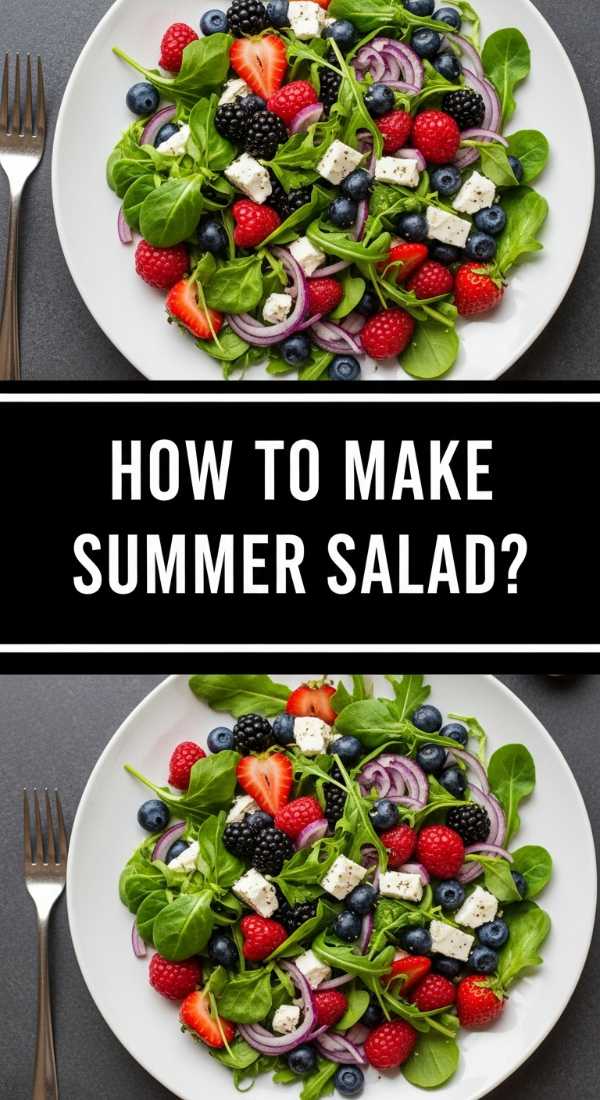 How To Make Summer Salad 69ea51f1bfad8