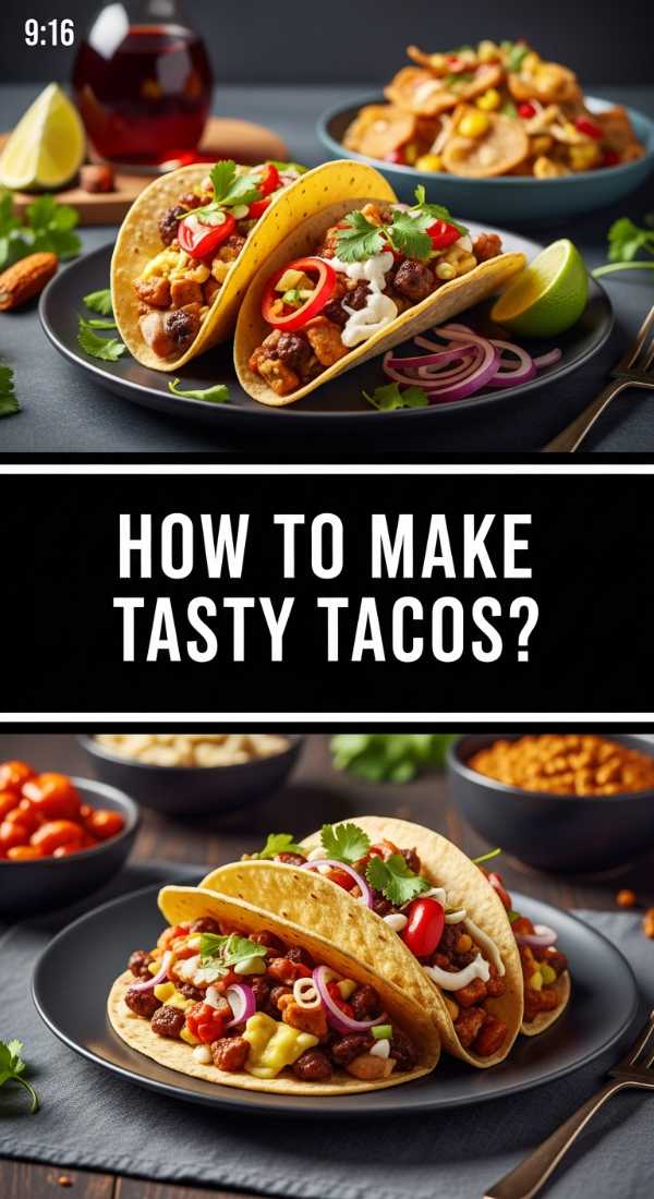 How to make tasty tacos?
